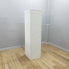 長さん専用】ホワイトキャビネット 5段 ダイヤルロック付き - メルカリ