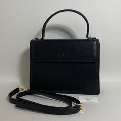 ヴァレンティノガラヴァーニ ハンドバッグ 2way レザー Vロゴ ブラック