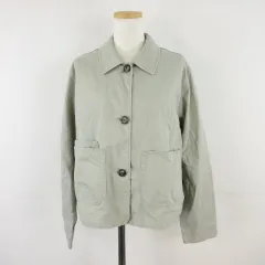 コントワーデコトニエ COMPTOIR DES COTONNIERS ユニクロ ステンカラージャケット 長袖 グレージュ XL *A483 のサムネイル