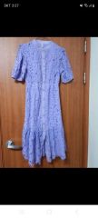 ほぼ未使用♡シンメ 小花柄 カシュクールワンピース マキシ丈 M - メルカリ