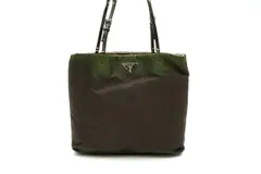 プラダ ハンドバッグ ミニ トート BN0539 三角ロゴプレート テスート ナイロン カーキ モスグリーン PRADA 6336h