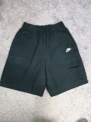 ナイキ カーゴ ハーフパンツ リップストップ ウーブン ショーツ ブラック m