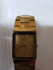 NIXON THE TICKETgoldenゴールドスクエアケースメンズクォーツ - メルカリ