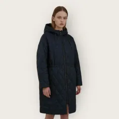 IT44/ MAX MARA マックスマーラ ウィークエンド キルティング フーディー ダウンジャケット ロング丈 アウターのサムネイル