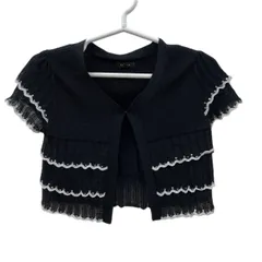 半袖カーディガン ボレロ TOCCA トッカ XS ブラック