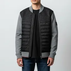 トミーヒルフィガー ブラック 軽量 ダウン ジャケット