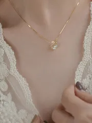 ジュエリー レディース ネックレス 1個 美しく繊細な S925 スターリングシルバーの白鳥ペンダントネックレス、女性の日常アクセサリー