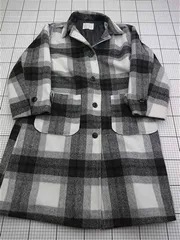 ◇ ⊇ エヘカソポ ehkã söpö FLD-2300112 チェック柄ロングコート レディース E  【1604140006657】のサムネイル