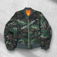 fostex garments MA-1 迷彩 camo XXL ラフシモンズ - メルカリ