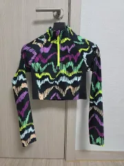 正規品 ズンバ ロング スリーブ クロップドトップス S