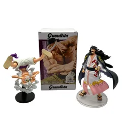 【ry/4.27/6】ONE PIECE フィギュア3点セット エドワード・ニューゲート（白ひげ）光月モモの助（大人姿・将軍Ver.）ルフィ