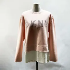 DKNY レディース レイヤード Tシャツ ピンク S ジーンズ センスのサムネイル