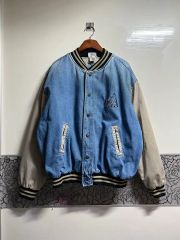 ニコアンド バックトゥザフューチャー BTTF 刺繍スタジャン ライト