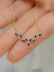 ジュエリー レディース ネックレス 1個 ユニークなヨーロッパ製S925スターリングシルバー鹿の角ペンダントネックレス