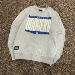 100 MLB LA ドジャーズ スウェット Tシャツ グレー