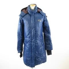 エンポリオアルマーニ EMPORIO ARMANI EA7 ダウンコート 長袖 フーディー 2way 青 XS *T17のサムネイル