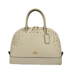COACH コーチ パンチングレザー プリンセスサッチェル ハンドバッグ 