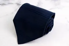 ニナリッチ ネクタイ ブランド ボーダー柄 シルク フランス製 ハンドメイド 未使用タグ付 PO メンズ ネイビー NINA RICCI ﾌﾗﾝｽ高級