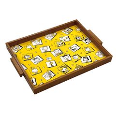 ☆ 75thPEANUTS 파티 ☆ 우드 트레이 L 일본제 우드 트레이 L 오봉 오봉 우드 트레이 트레이 플레이트 멋쟁이 내츄럴 캐릭터 목제 귀여운 장난감 배선 목제 트레이