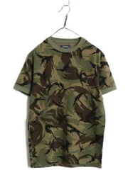 【お得なクーポン配布中!】 ポロ ラルフローレン 迷彩 半袖 サーマル Tシャツ メンズ M / ワッフル コットン カットソー ワンポイント ストレッチ 総柄 マルチカラー