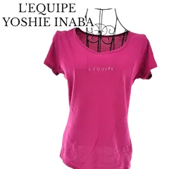 L'EQUIPE YOSHIE INABA ヨシエイナバ 半袖Tシャツ カットソー ピンク サイズ40 レディース 派手色のサムネイル