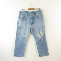 ラングラー WRANGLER デニムパンツ ジーンズ ロング 水色 36×29 *T165