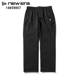 NEW ERA ニューエラ 14859957 レインパンツ アウトラインロゴ ブラック ゴルフ レインウェア パンツ 軽アウター【ニューエラ ニューエラゴルフ ボトムス カッパ ストレッチパンツ 防水 透湿 撥水 ユニセックス シンプル スポーツ 新品】のサムネイル