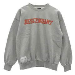 DESCENDANT ディセンダント 24AW DIRT CREW NECK ロゴ クルーネック スウェット グレー系 3【中古】のサムネイル