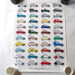 シトロエン 2cvポスター 2cv EVOLUTIONのサムネイル