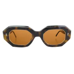 Paul Smith ポール・スミス PS-301 度入り オーバル サングラス アイウェア ブラウン系 グリーン系 44□【中古】のサムネイル