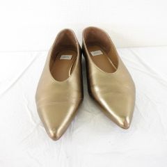 ◇美品◇MARTINIANO◇ゴールド フラットシューズ 35.5 - メルカリ