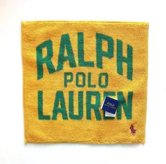 ラルフローレン タオルハンカチ ハンカチ POLO RALPH ロゴ 黄色のサムネイル