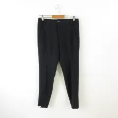 ヘルムートラング HELMUT LANG スラックス テーパードパンツ ロング 黒 0 *T492