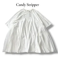 キャンディーストリッパー Candy Stripper チュール切替 ミニ ワンピース Tシャツ 美品 ホワイト サイズ2 M 6A069のサムネイル