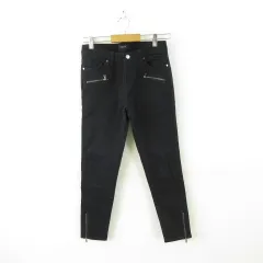 イマージュ iMAGE スキニーデニムパンツ ロング ストレッチ 黒 61 *A356のサムネイル