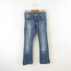 デニム&サプライ ラルフローレン DENIM & SUPPLY RALPH LAUREN デニムパンツ ジーンズ ロング ブーツカット 青 25/32 *T437のサムネイル