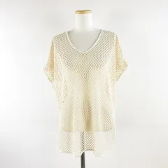 チャオパニック ティピー CIAOPANIC TYPY 2WAYメッシュトップス ストレッチ フレンチスリーブ ベージュ ONE *A184