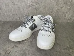 【中古】JIMMY CHOO ｼﾞﾐｰﾁｭｳ HAWAII ﾊﾜｲ ｽﾆｰｶｰ ﾗﾒ ｸﾞﾘｯﾀｰ 厚底 ｽﾀｰ ﾎﾜｲﾄ 41 33927636