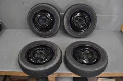 デイトナ風 夏タイヤ 155/65 R13 2018年製 鉄ホイール 13×4.00B＋40 4H PCD 100 (L650S) ミラジーノ D1G1-TYRE s022715Gのサムネイル