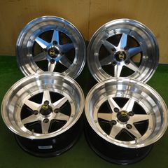 当時物TECHNO RACING 14インチ PCD114.3 4本 7J - メルカリ