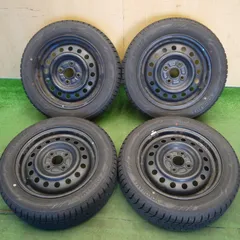 バリ溝！24年！9.5分以上★スタッドレス 155/65R14 ヨコハマ アイスガード iG60 スチール ホイール 14インチ PCD100/4H★6041406Hスのサムネイル