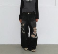 AmeriVINTAGE UND HARD DAMAGE LOOSE DENIM - メルカリ