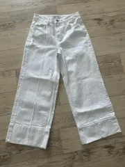 ザラ コットン ワイドパンツ