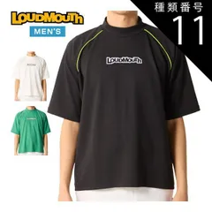種類11:ブラック(998)/L ラウドマウス ゴルフ ワッフル モックネック 半袖シャツ ウェア メンズ 2026年春夏モデル M-4L 866-610 ◇のサムネイル