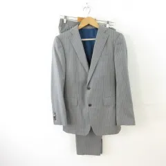 MODA RITORNO スーツ セットアップ 3点セット ジャケット ベスト パンツ ストライプ グレー YA-5 *T159