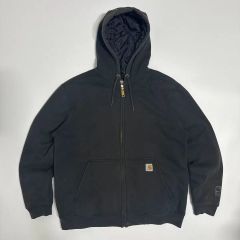 Carhartt カーハート ジップパーカー ブラック S 1128 - メルカリ
