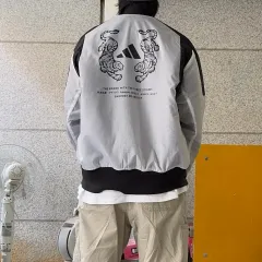 アディダス ロゴ リバーシブル ブルゾン ジャケット