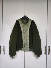 J.CREW 2トーンアノラックパーカー L グレージュxホワイト NOS - メルカリ