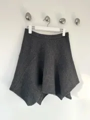 STELLA McCARTNEY ステラ マッカートニー アシメントリー フレア ウール スカート