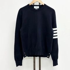 新品・タグ付き□トムブラウン 4BAR ミラノステッチ カーディガン 金